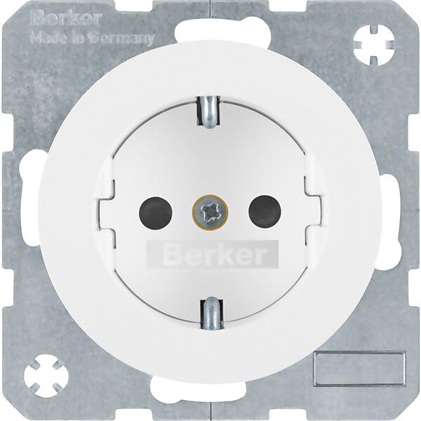 Hager/Berk SCHUKO-Steckdose pows/gl 47232089